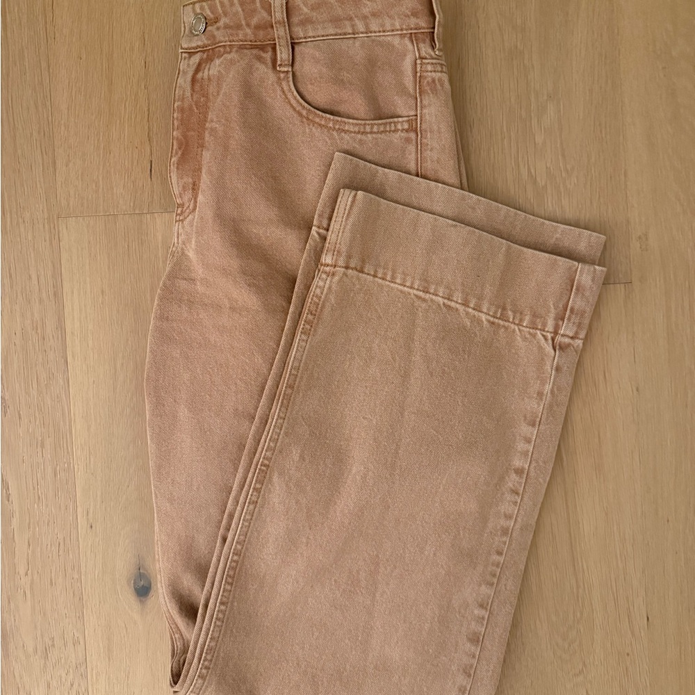 Frank & Oak | The Courtney Loose Natural Dye Jean in Acacia Tan | 27